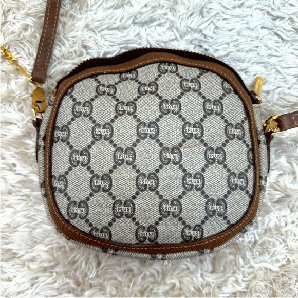 Gucci Brown and Gray Patterned Crossbody Bag - Picture 3 of 10